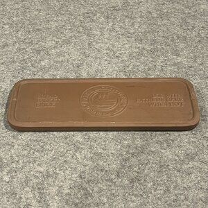 Longaberger Pottery Bread Basket Warming Brick Stone 11"